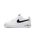 Nike Air Force 1 White Black Swoosh Sneakers